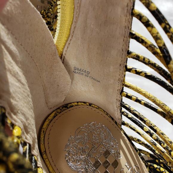 Vince Camuto Alsandra Strappy Cage Sandal size 9M - Picture 7 of 9